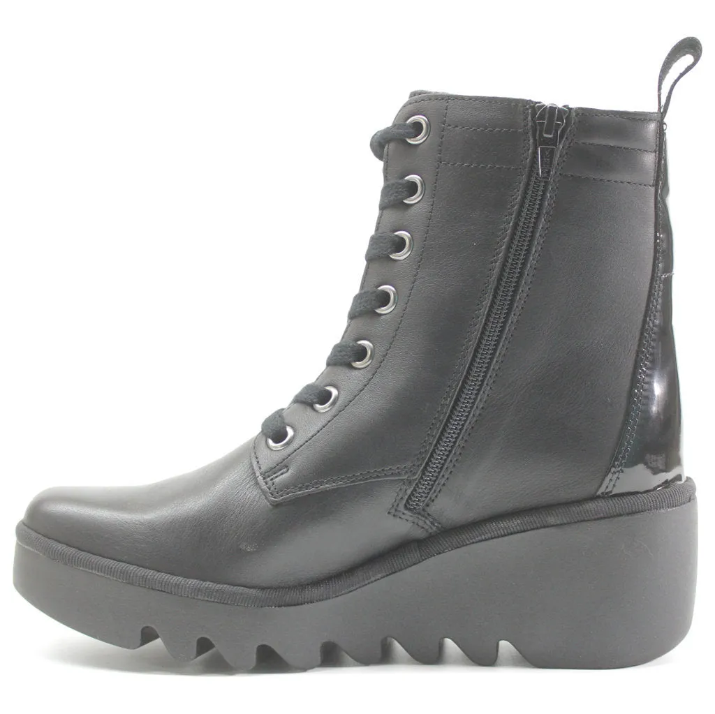 Fly London Biaz329Fly Bottines Femme à Talon Compensé en Cuir