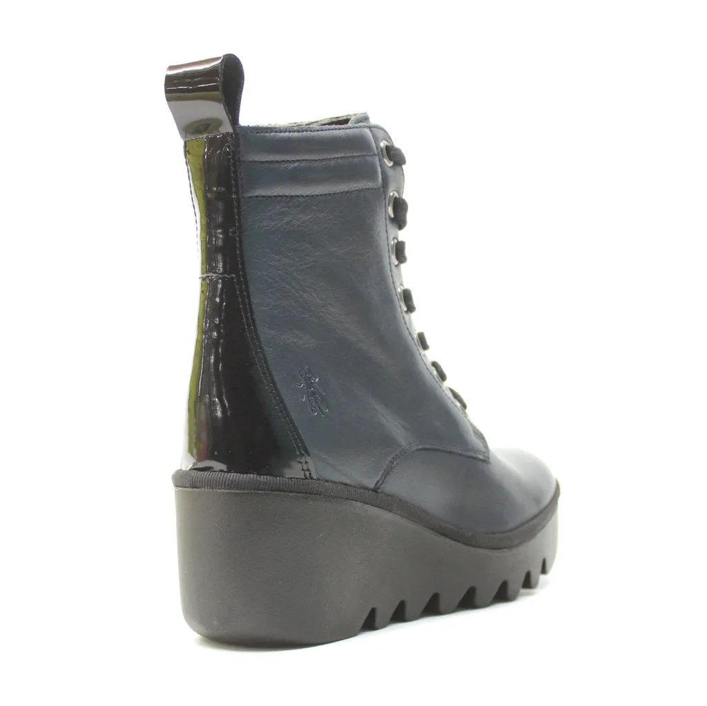 Fly London Biaz329Fly Bottines Femme à Talon Compensé en Cuir
