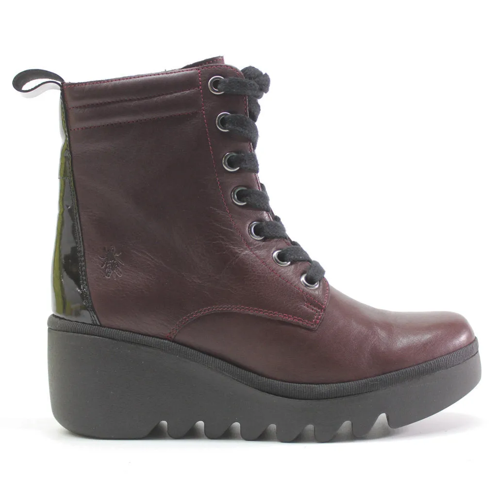 Fly London Biaz329Fly Bottines Femme à Talon Compensé en Cuir