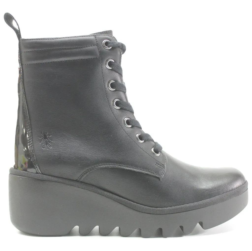 Fly London Biaz329Fly Bottines Femme à Talon Compensé en Cuir