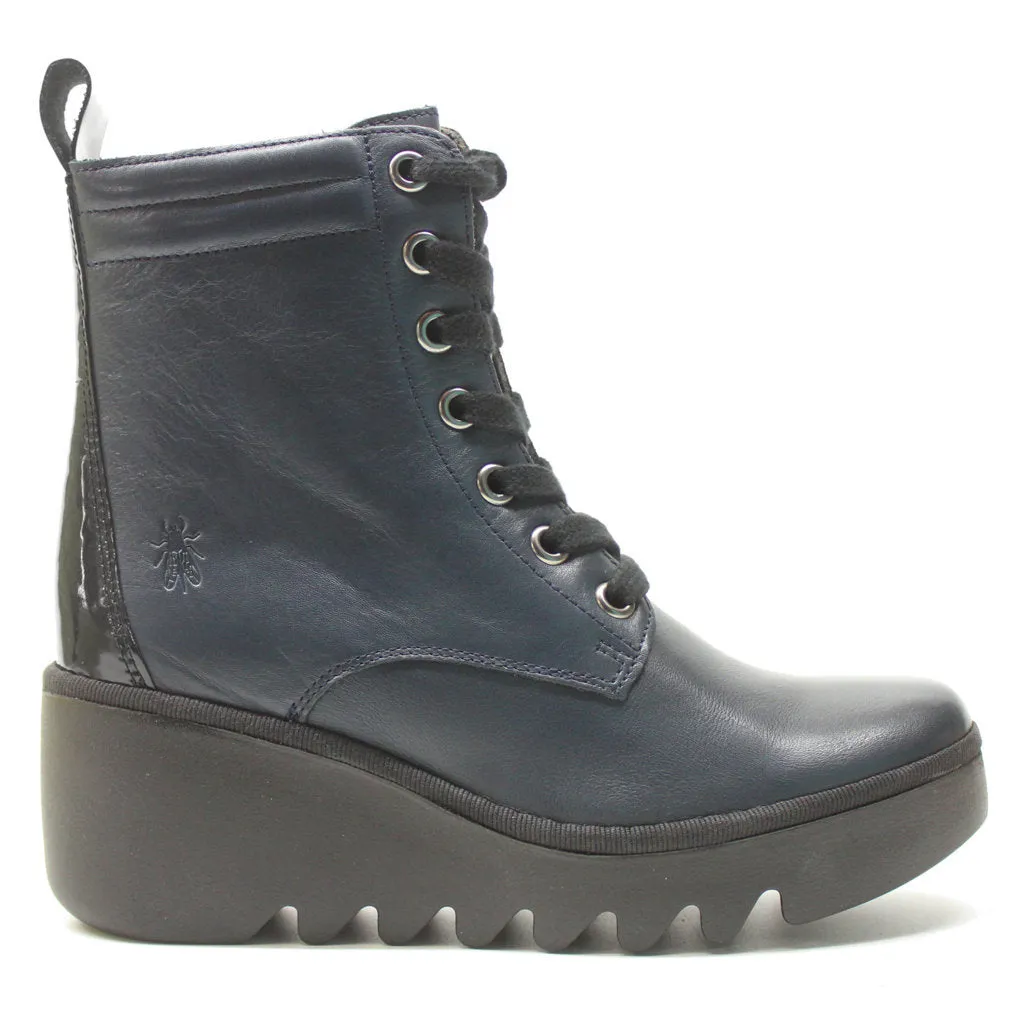 Fly London Biaz329Fly Bottines Femme à Talon Compensé en Cuir