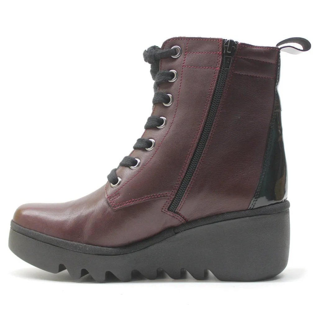 Fly London Biaz329Fly Bottines Femme à Talon Compensé en Cuir