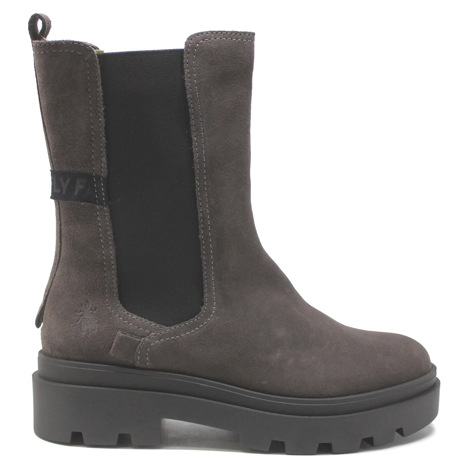 Fly London Judy819 Bottes Chelsea en Suède pour Femmes