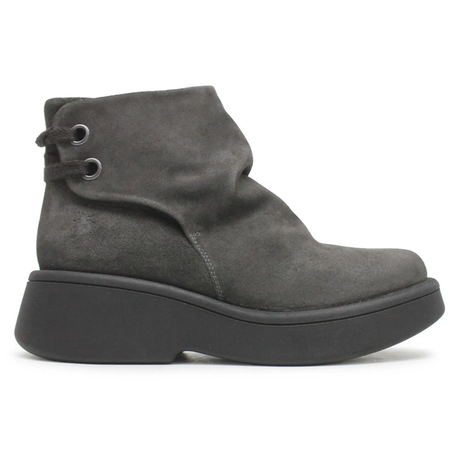 Bottes cheville femme Fly London MEBS189FLY en suédine huilée