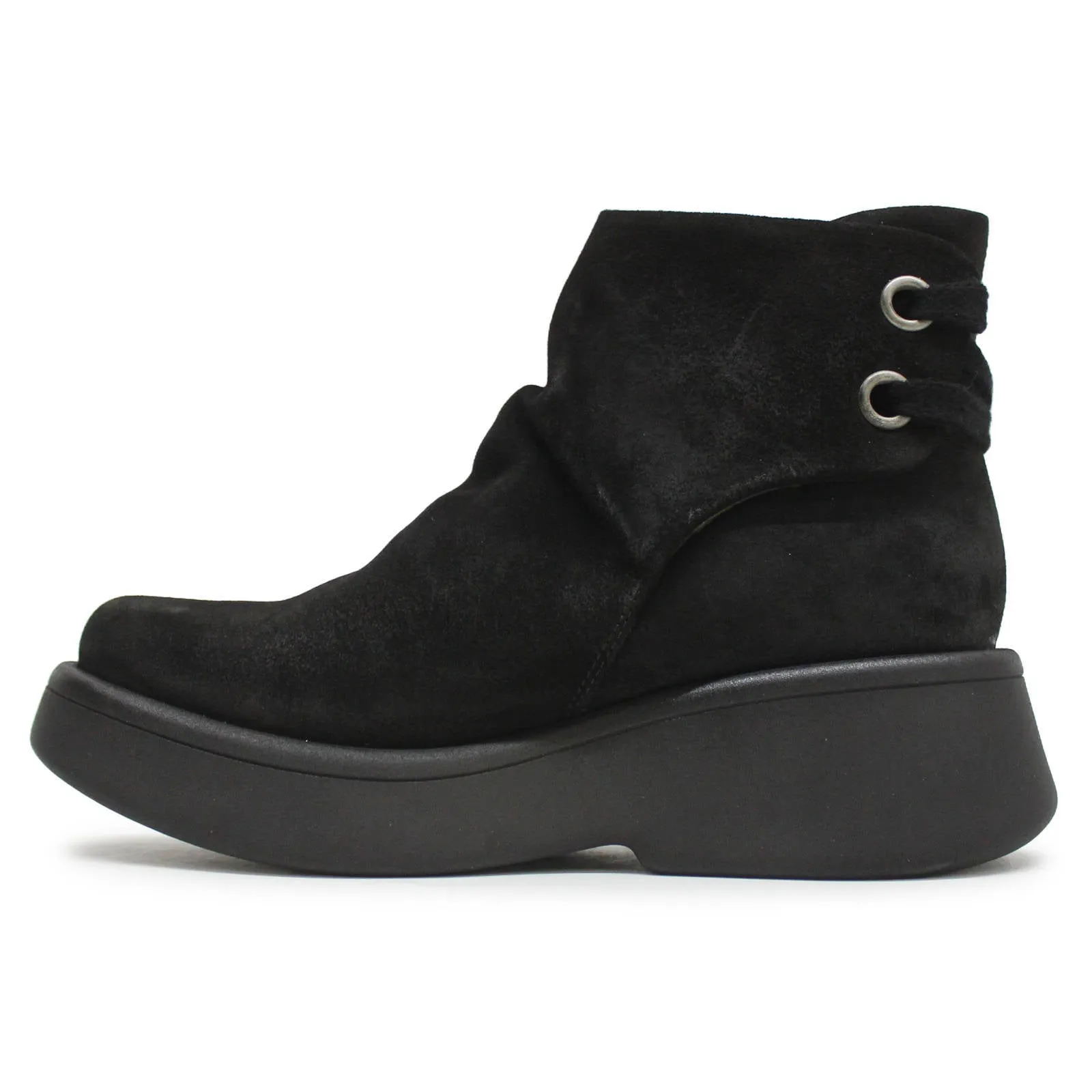 Bottes cheville femme Fly London MEBS189FLY en suédine huilée