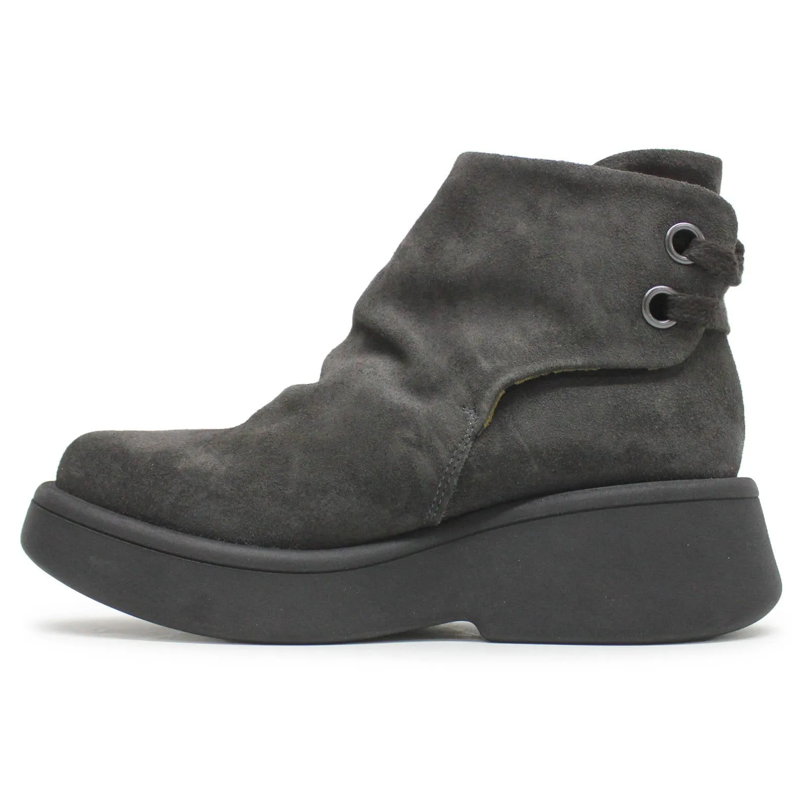 Bottes cheville femme Fly London MEBS189FLY en suédine huilée