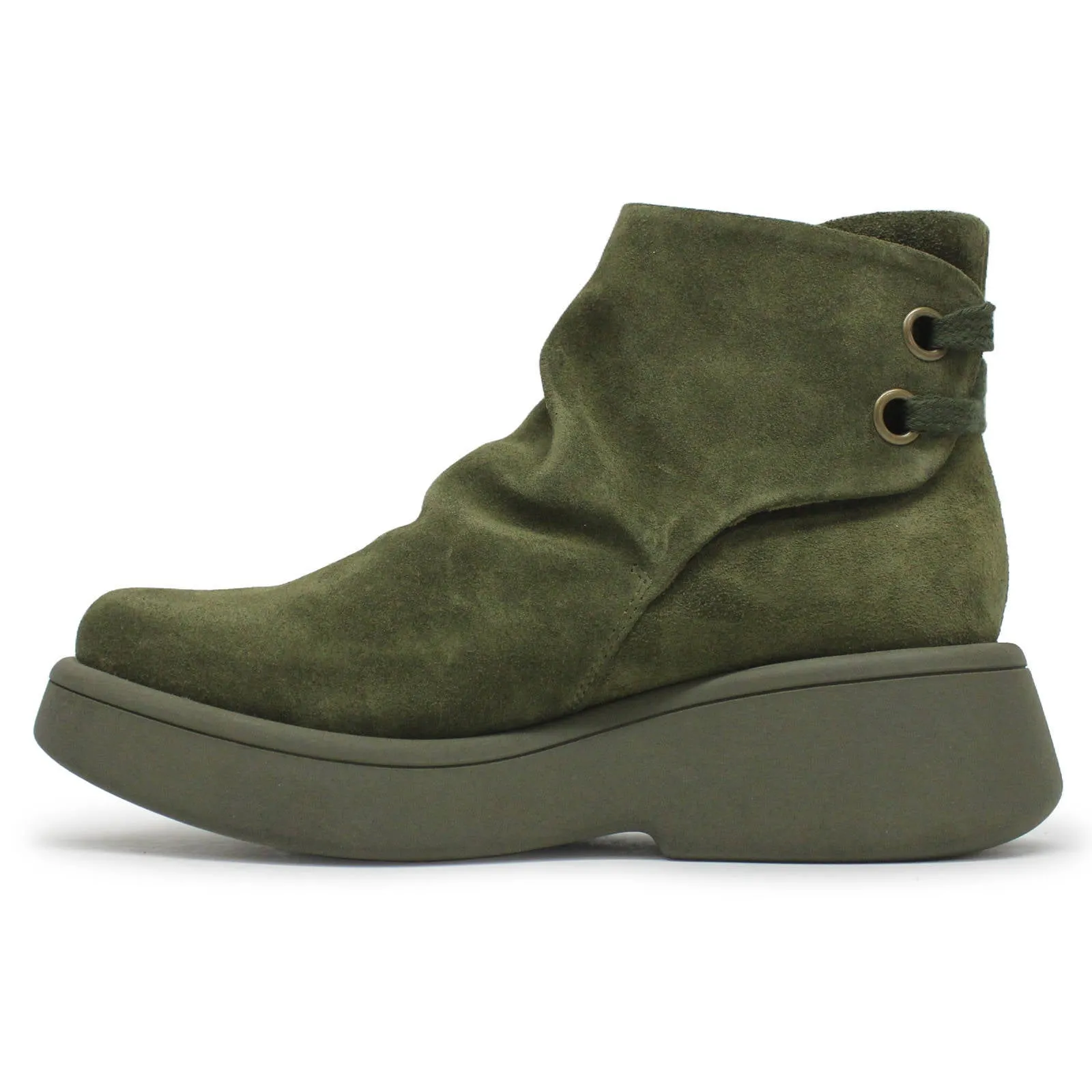 Bottes cheville femme Fly London MEBS189FLY en suédine huilée