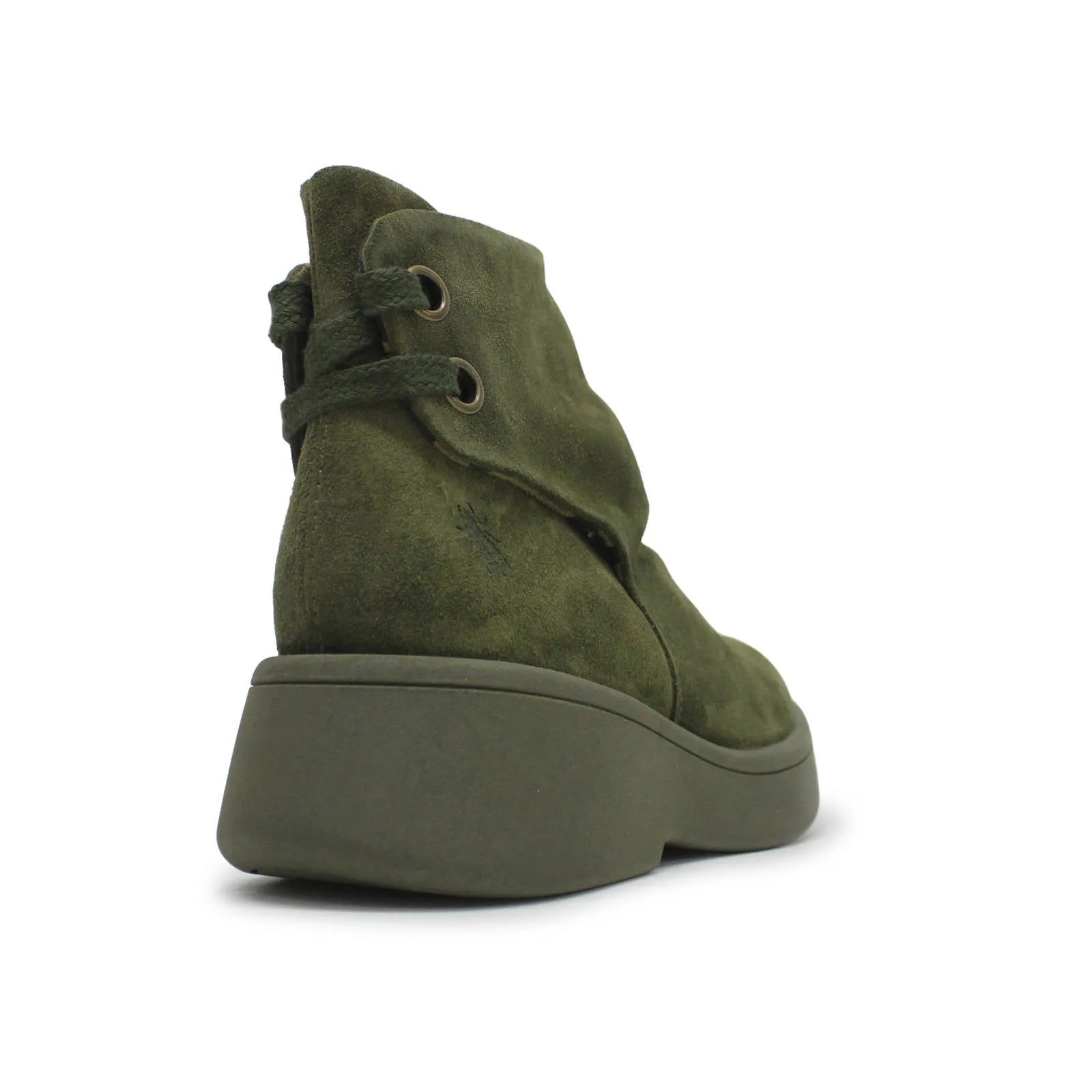 Bottes cheville femme Fly London MEBS189FLY en suédine huilée