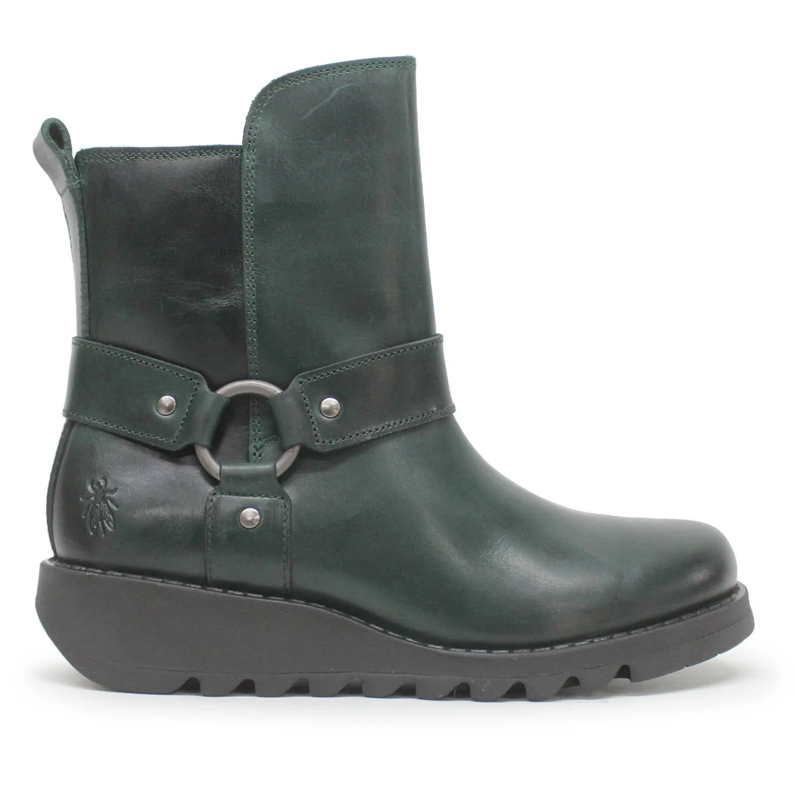 Bottes cheville femme en cuir rugueux Fly London SOCH136FLY