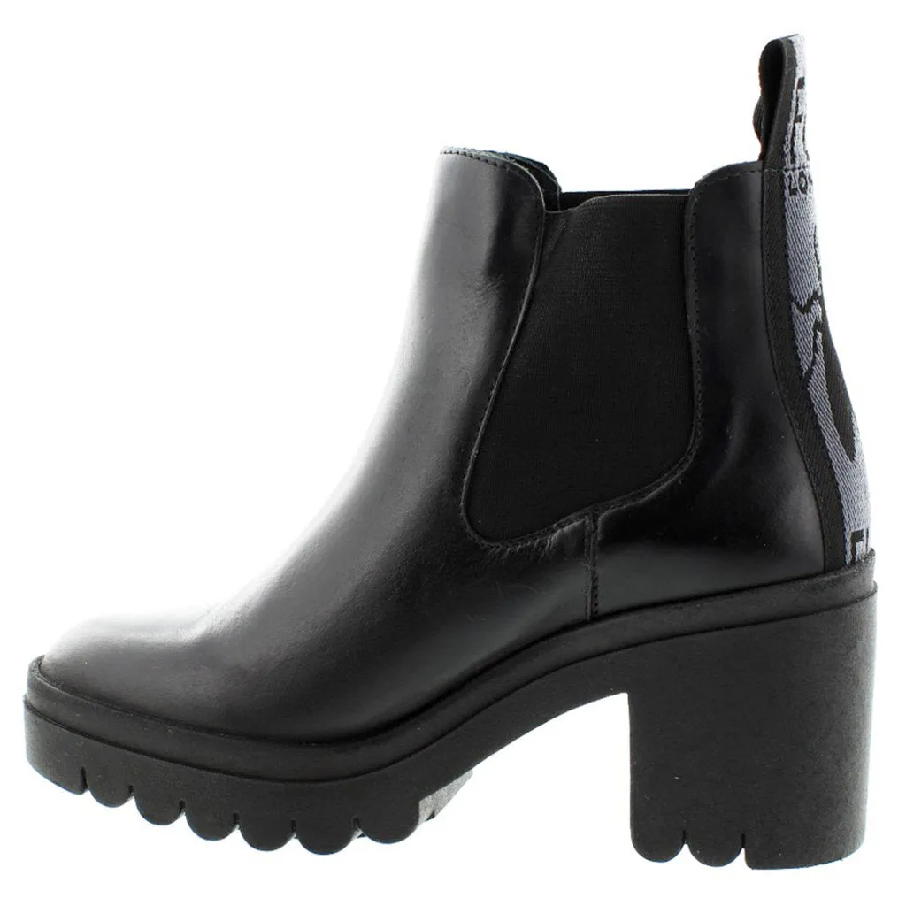 Fly London Tope520Fly Bottines Chelsea à talon bloc en cuir pour femme