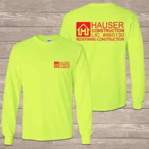 Gildan Clothing Custom Long-Sleeve Shirt - Construction Worker Special