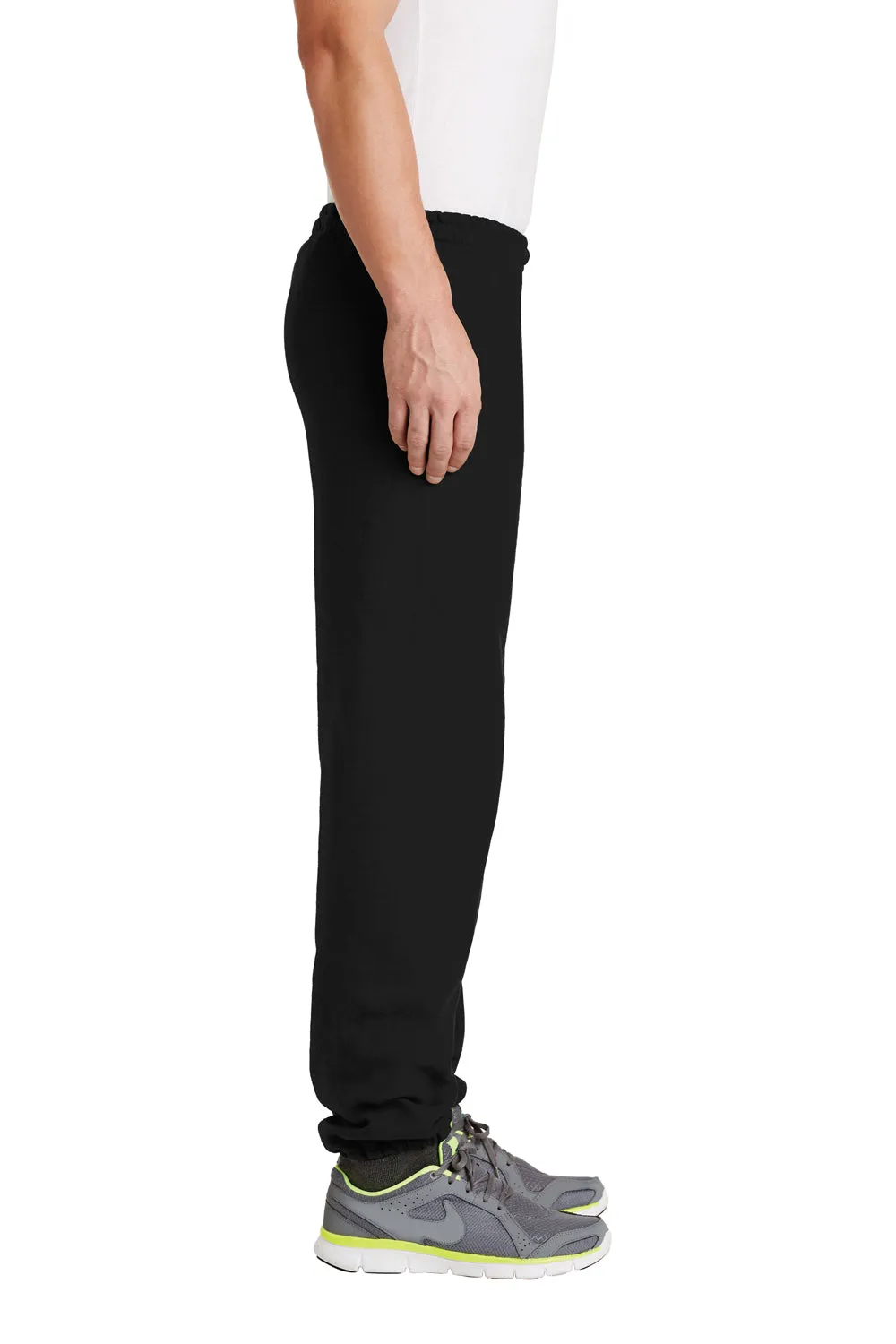 Pantalon de survêtement pour hommes Gildan en mélange lourd - Noir