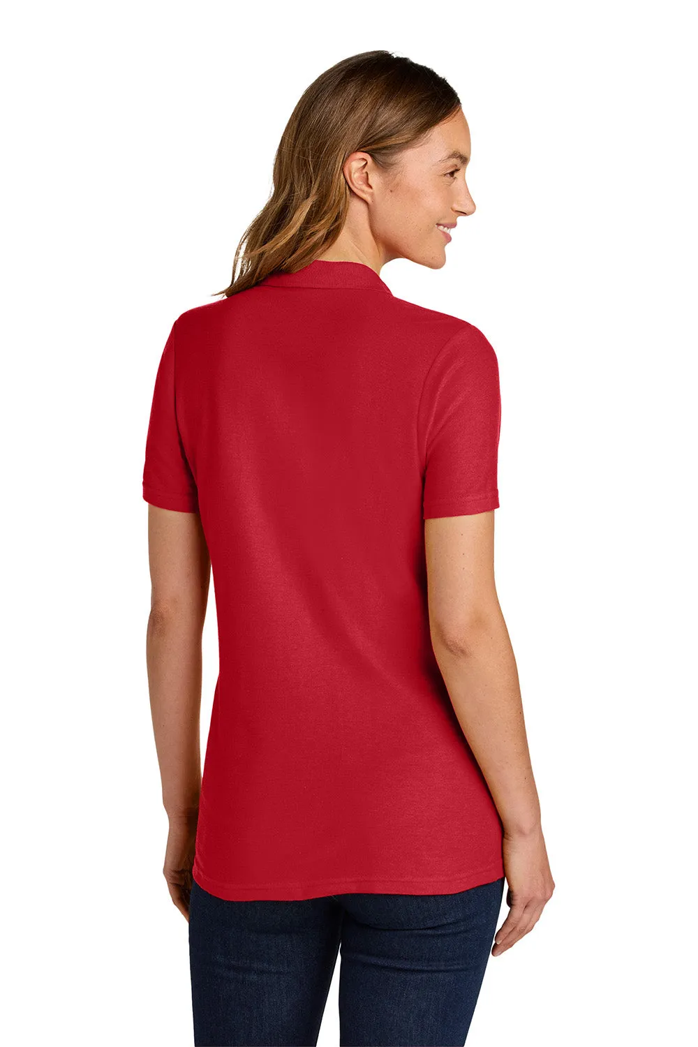Polo à manches courtes en piqué Softstyle pour femmes Gildan - Rouge