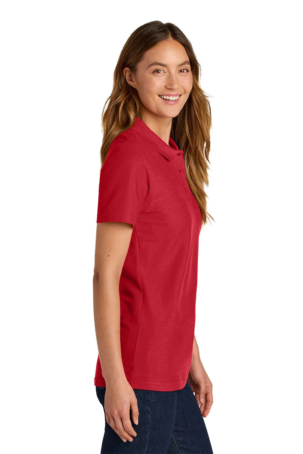 Polo à manches courtes en piqué Softstyle pour femmes Gildan - Rouge