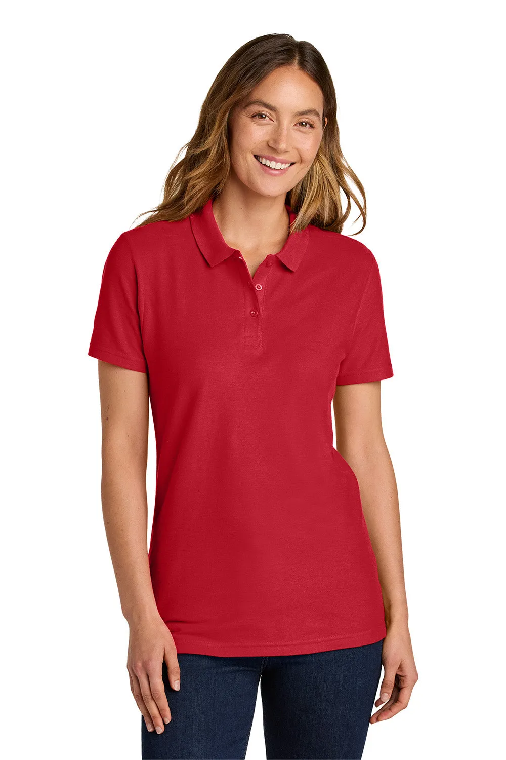 Polo à manches courtes en piqué Softstyle pour femmes Gildan - Rouge