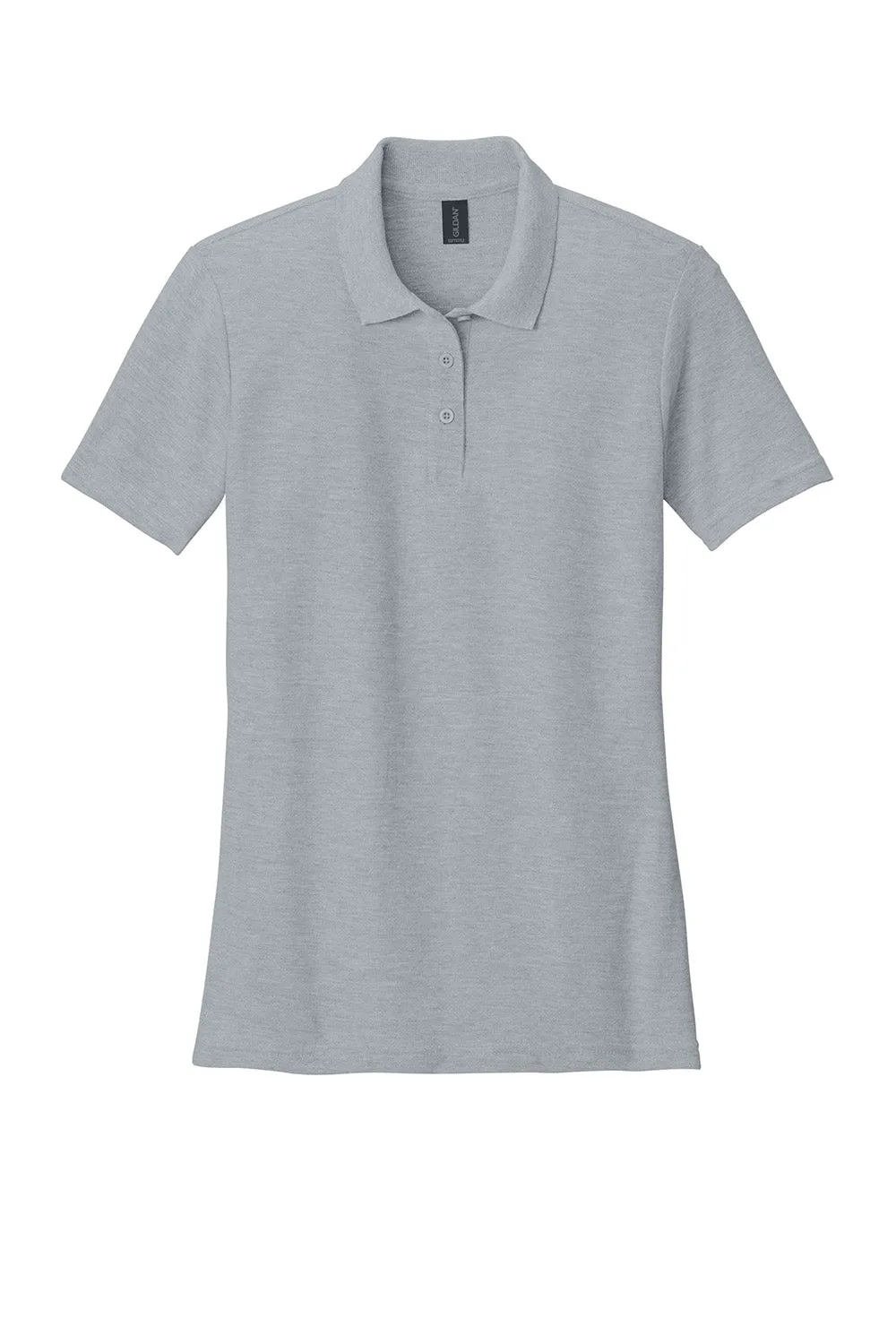Polo à manches courtes en piqué Softstyle pour femmes Gildan - Gris sport
