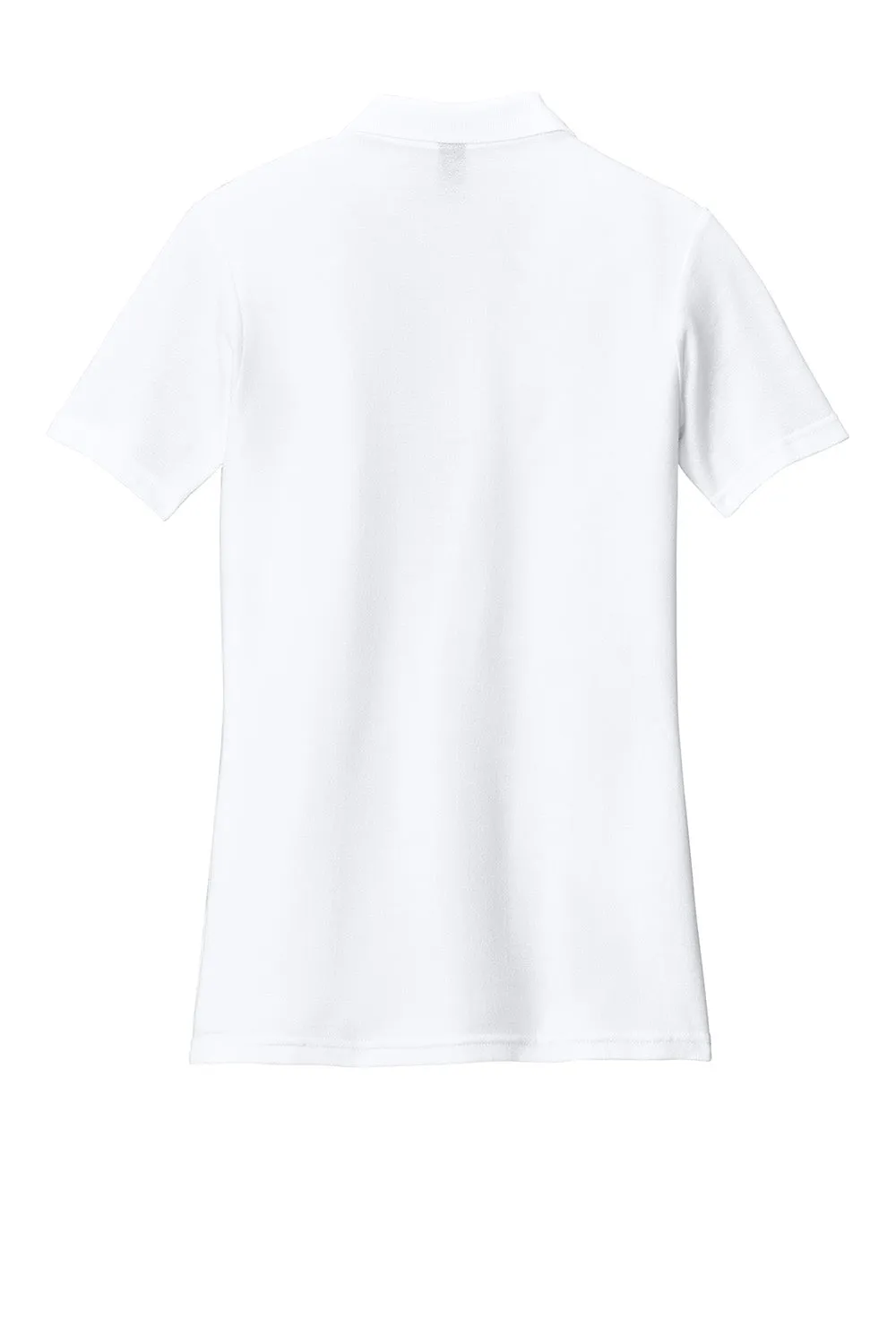 Polo à manches courtes en piqué Softstyle pour femmes Gildan - Blanc