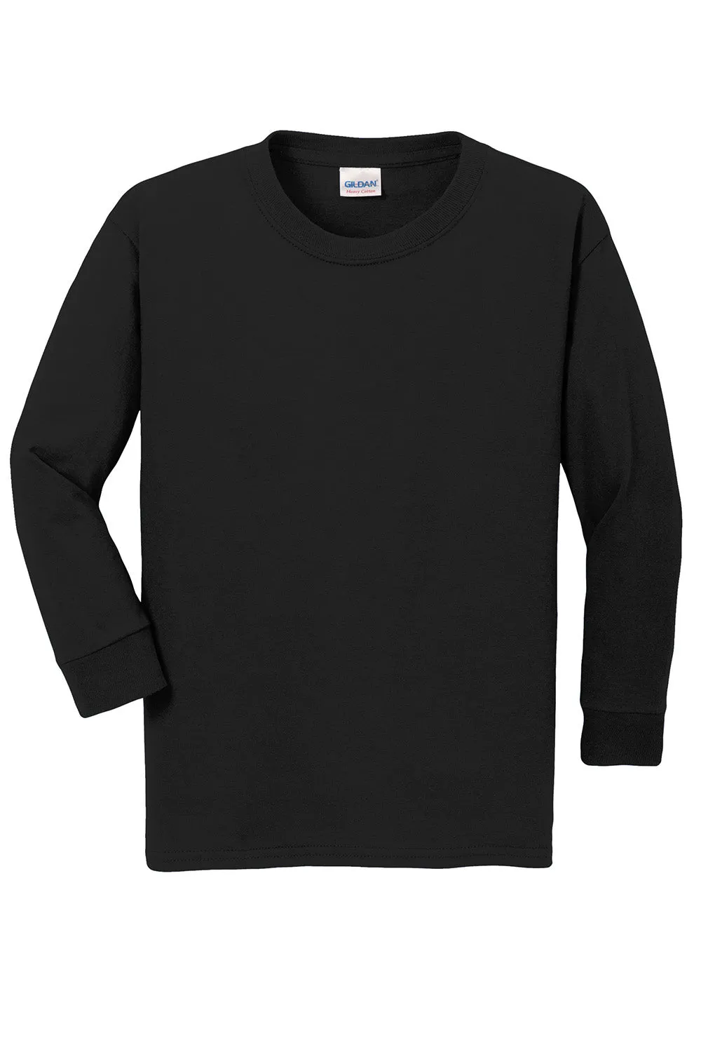 T-shirt à manches longues pour jeunes Gildan - Noir