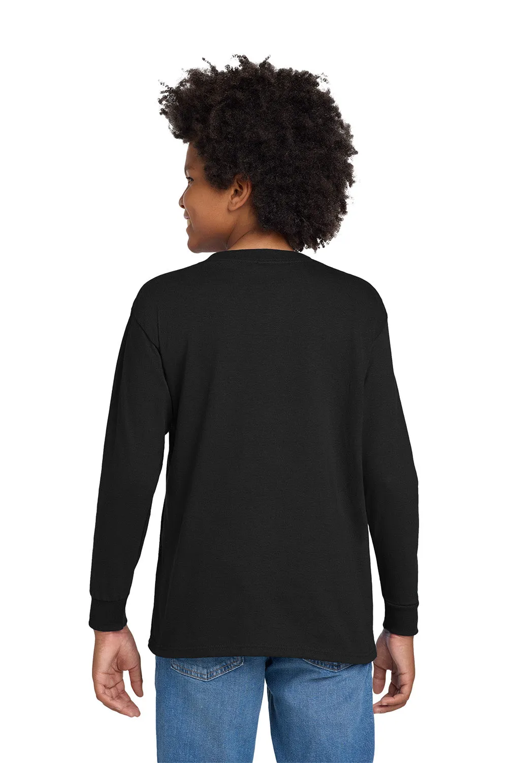 T-shirt à manches longues pour jeunes Gildan - Noir