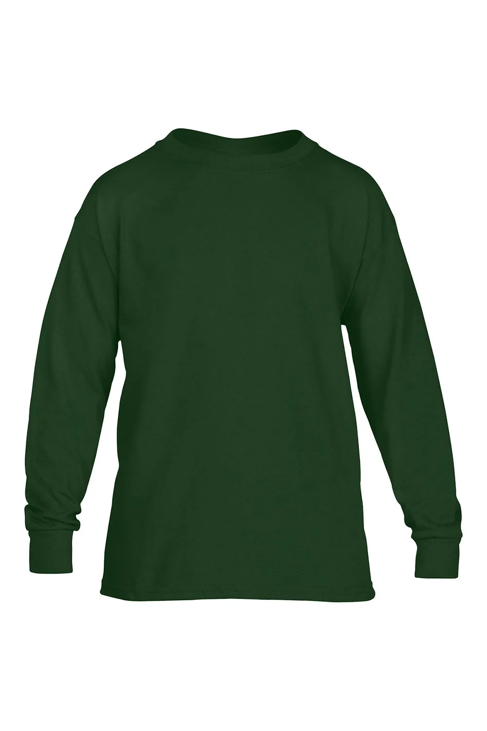 T-shirt à manches longues pour jeunes Gildan - Vert forêt Vêtements abordables Gildan