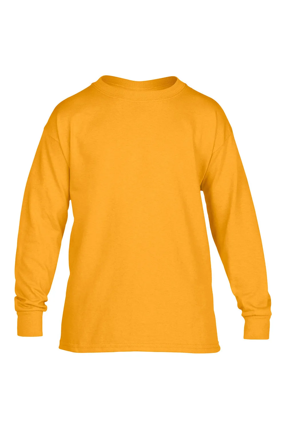 T-shirt à manches longues pour jeunes Gildan - Or Vêtements abordables Gildan