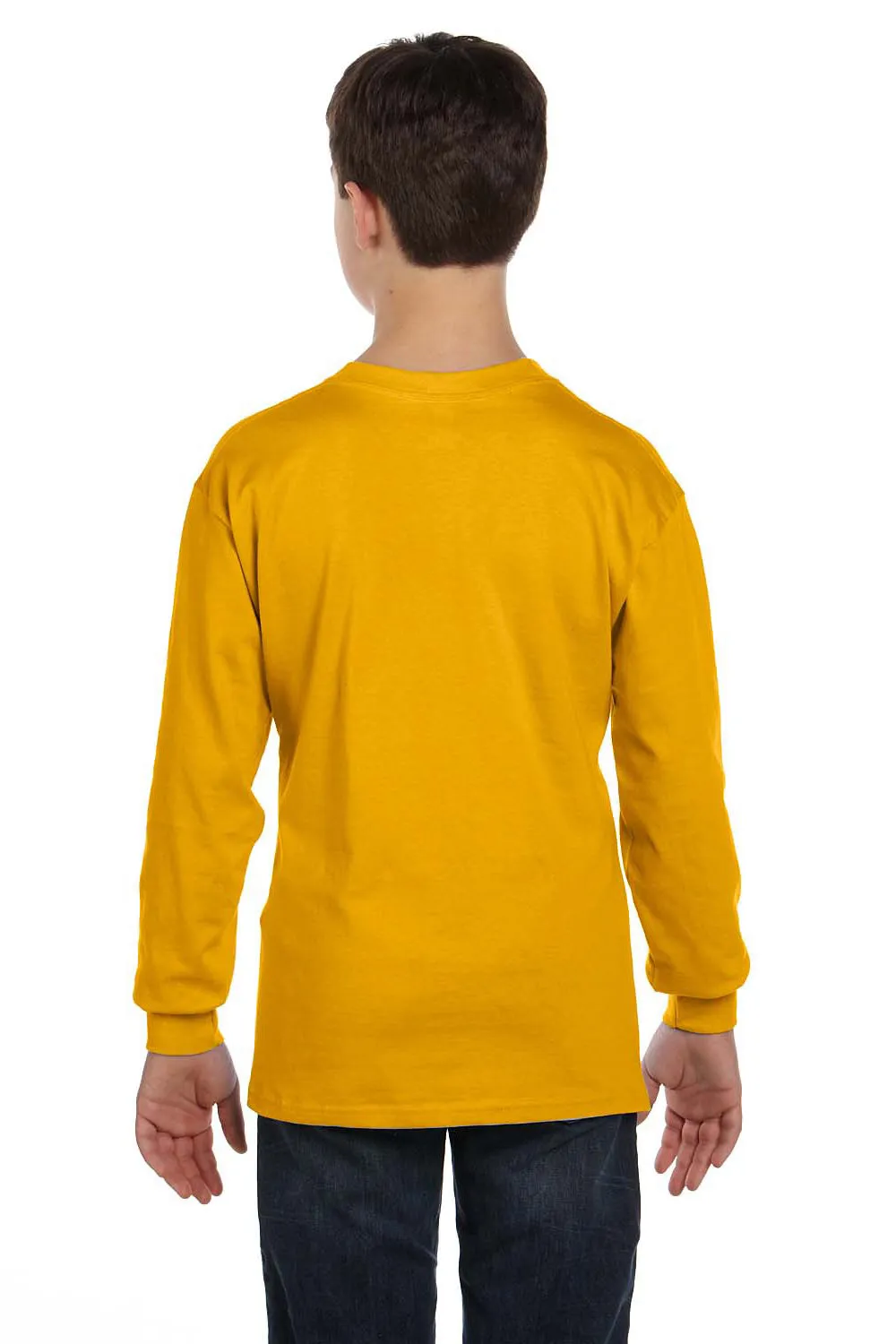 T-shirt à manches longues pour jeunes Gildan - Or Vêtements abordables Gildan