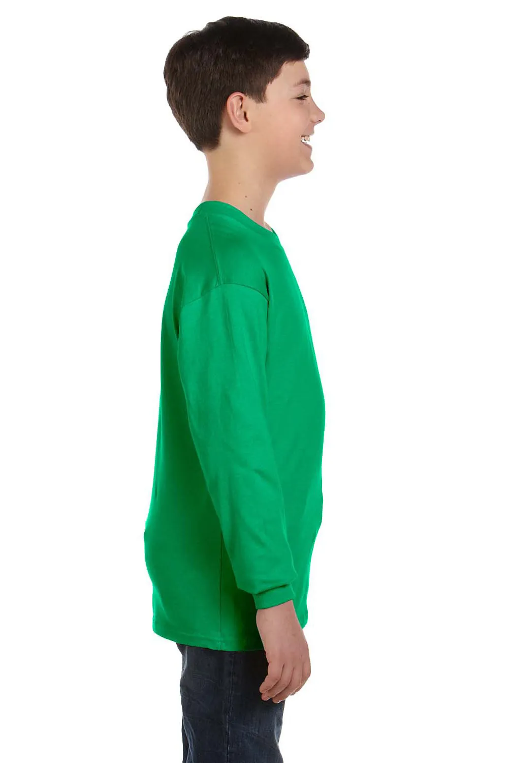 T-shirt à manches longues pour jeunes Gildan - Vert irlandais
