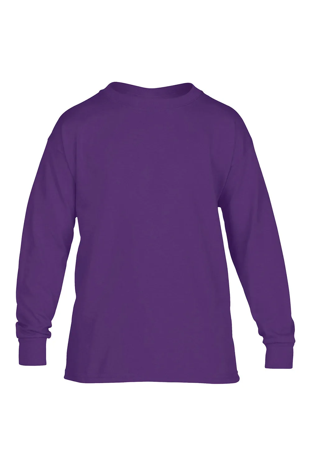 T-shirt à manches longues pour jeunes Gildan - Violet Vêtements abordables Gildan