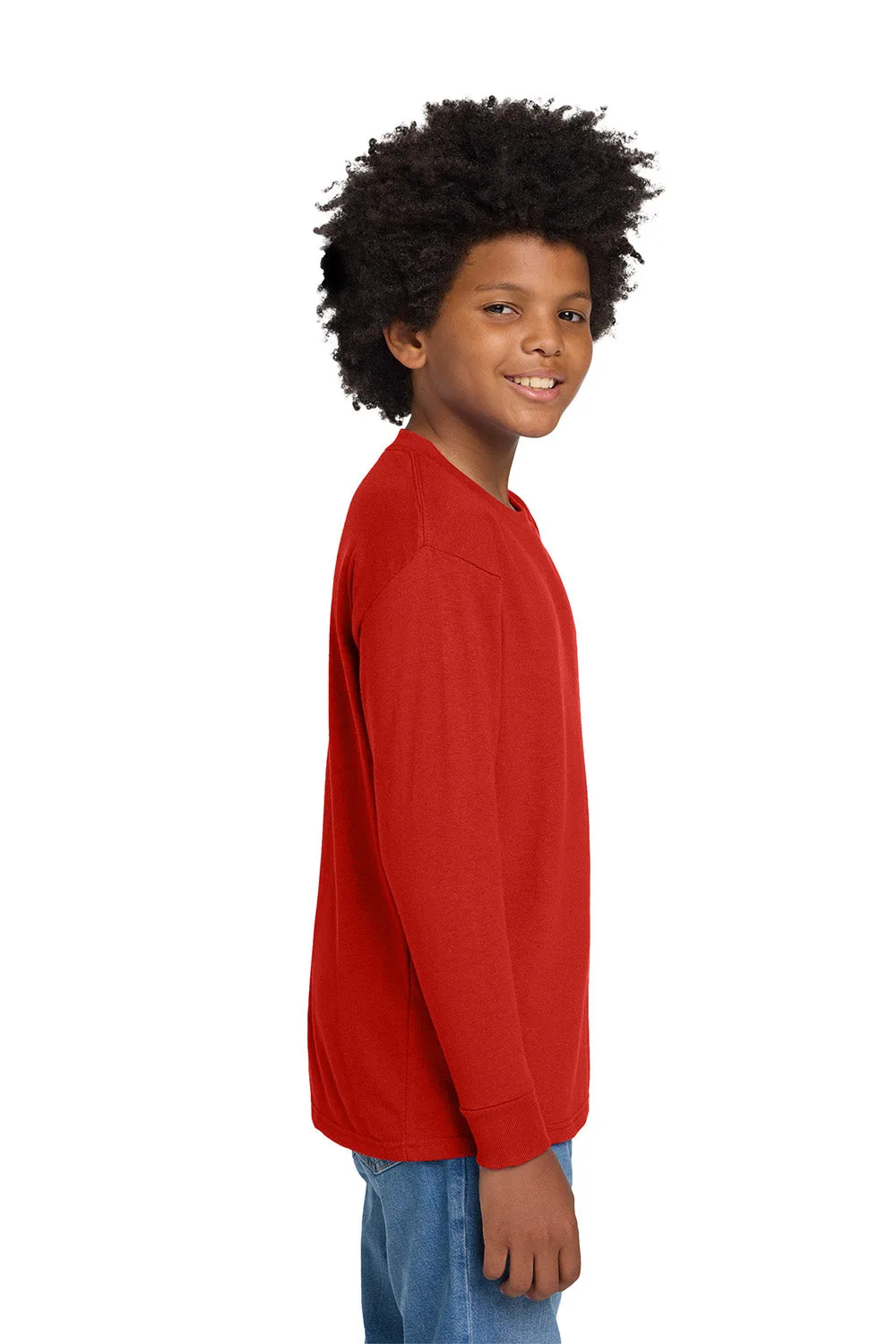 T-shirt à manches longues pour jeunes Gildan - Rouge