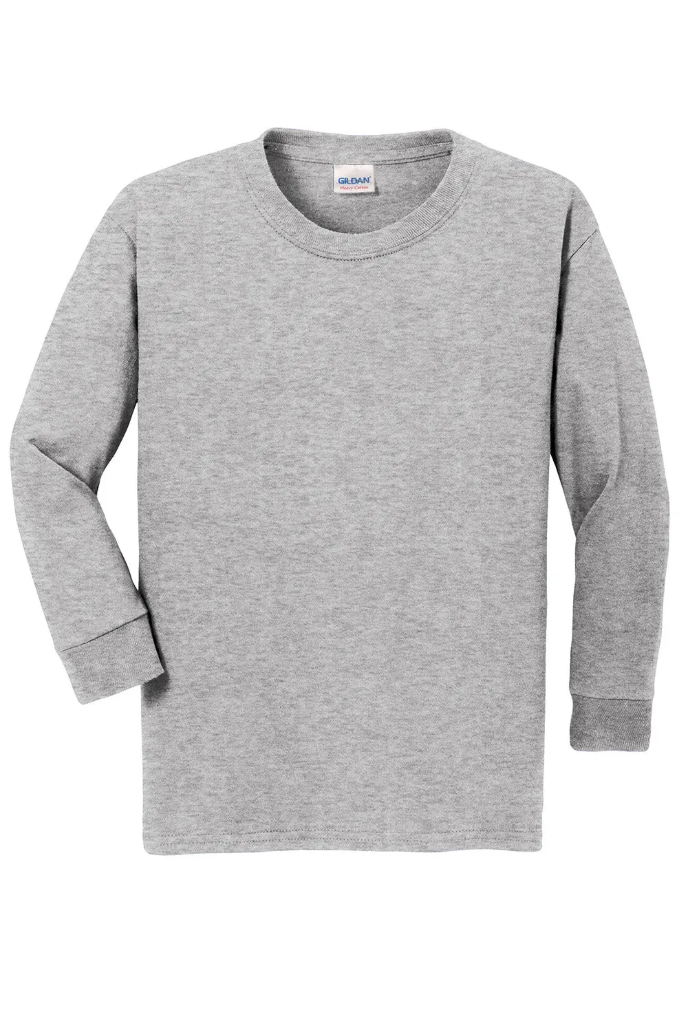 T-shirt à manches longues pour jeunes Gildan - Gris sport Vêtements abordables Gildan