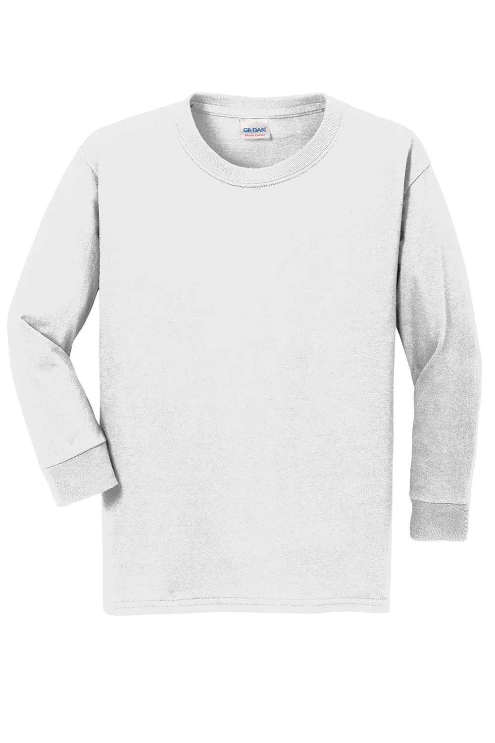 T-shirt à manches longues pour jeunes Gildan - Blanc