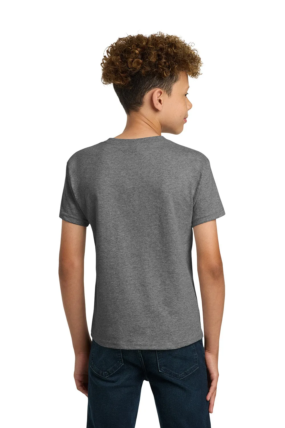 T-shirt à manches courtes pour jeunes Gildan - Gris graphite chiné