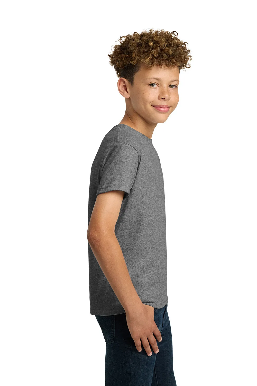 T-shirt à manches courtes pour jeunes Gildan - Gris graphite chiné
