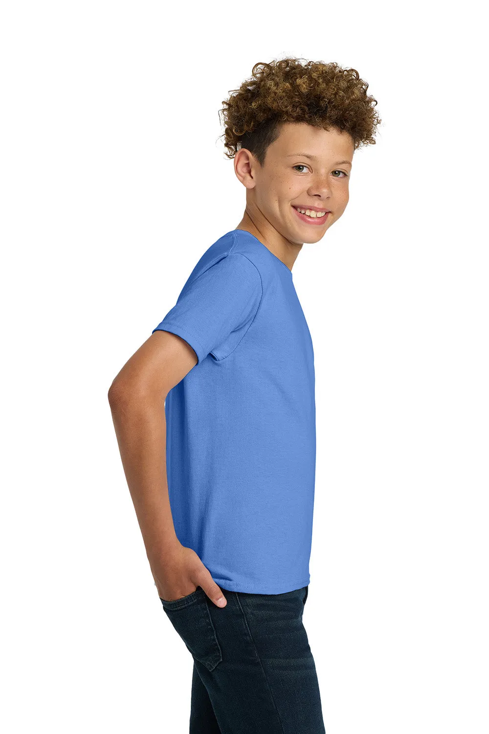 T-shirt à manches ultra courtes pour jeunes Gildan - Bleu Caroline