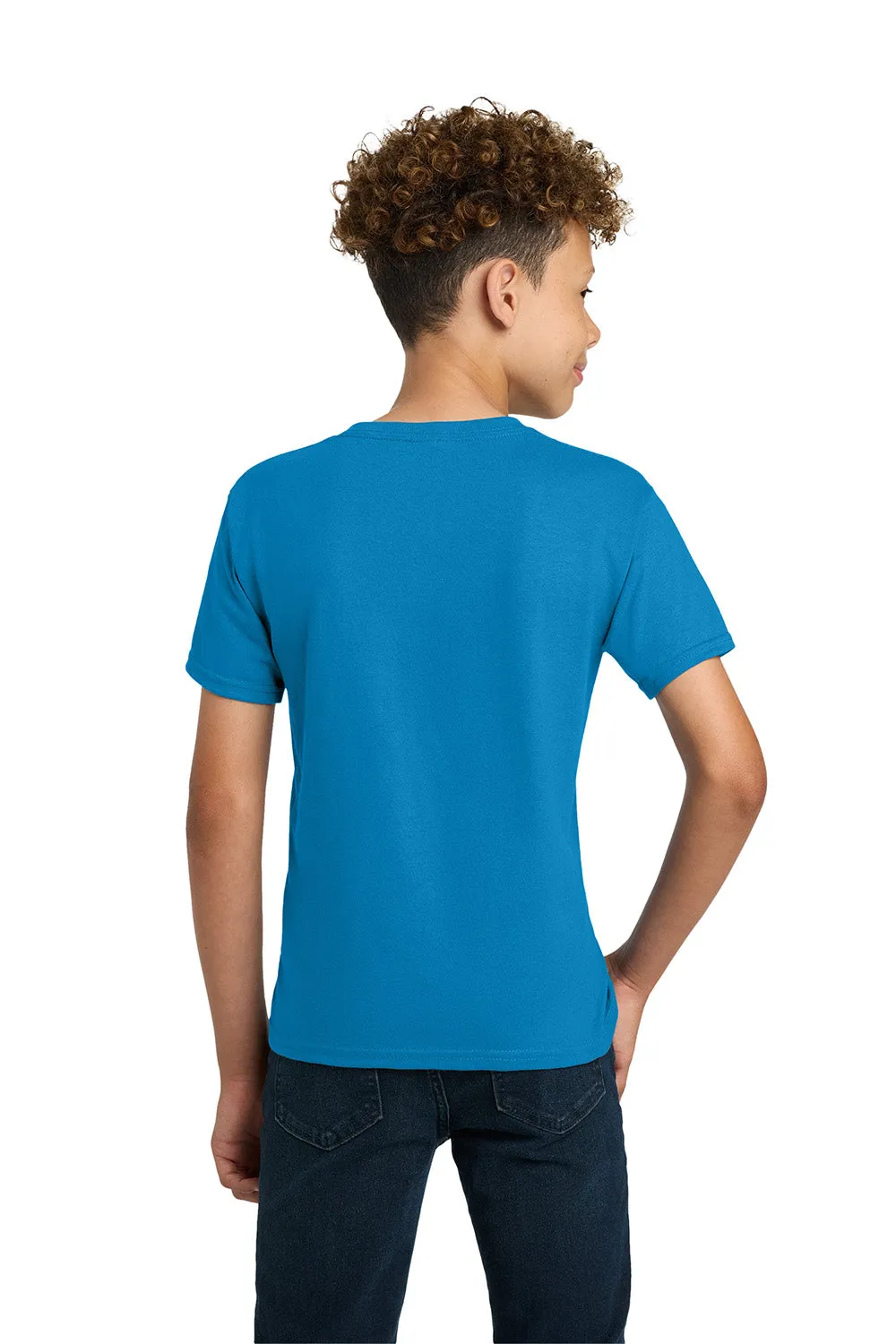 T-shirt à manches ultra-courtes pour jeunes Gildan - Bleu saphir