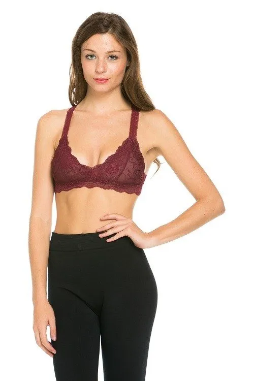 Bralette à dos nu doublé magnifique DG513N