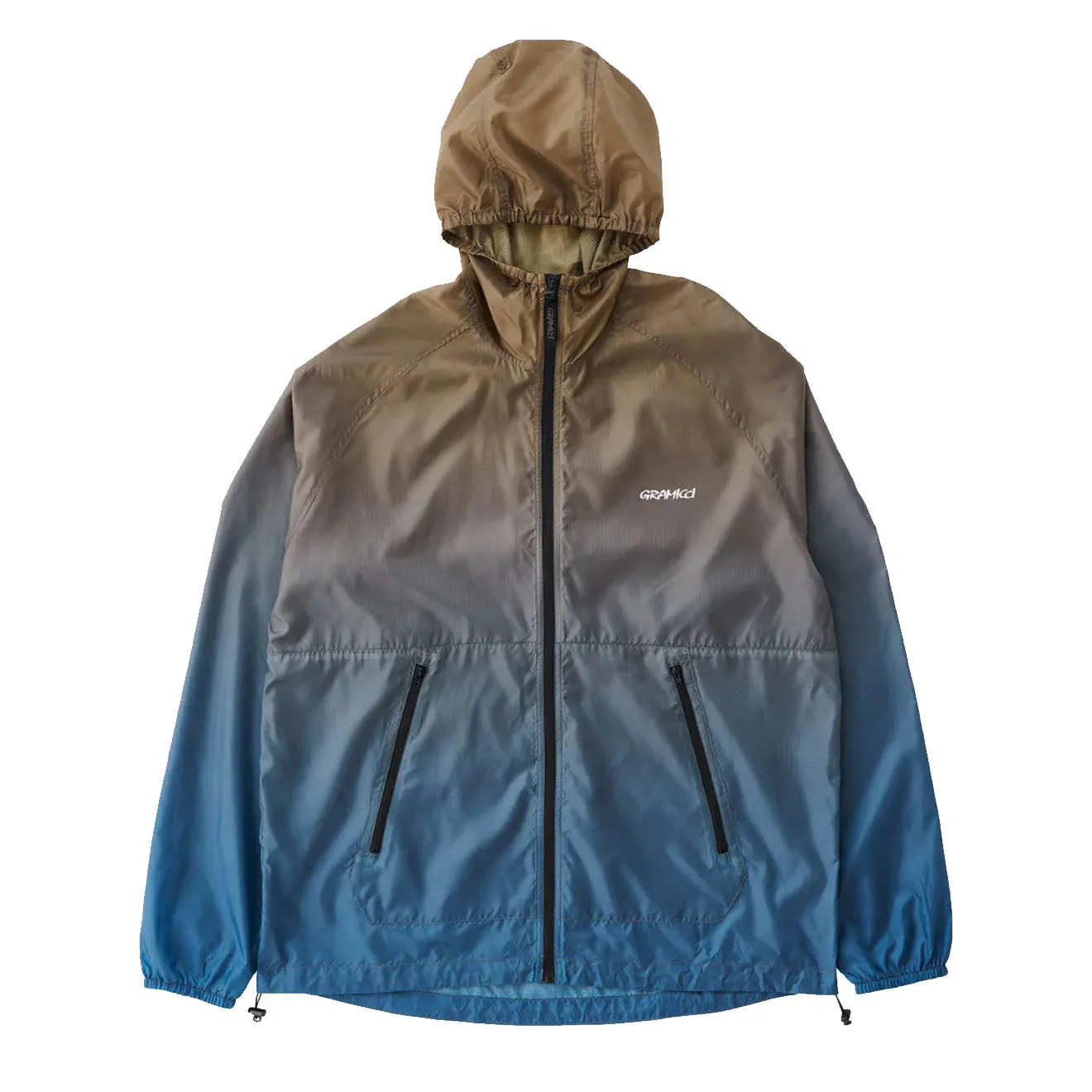 Veste coupe-vent Gramicci légère en ripstop dégradé marron