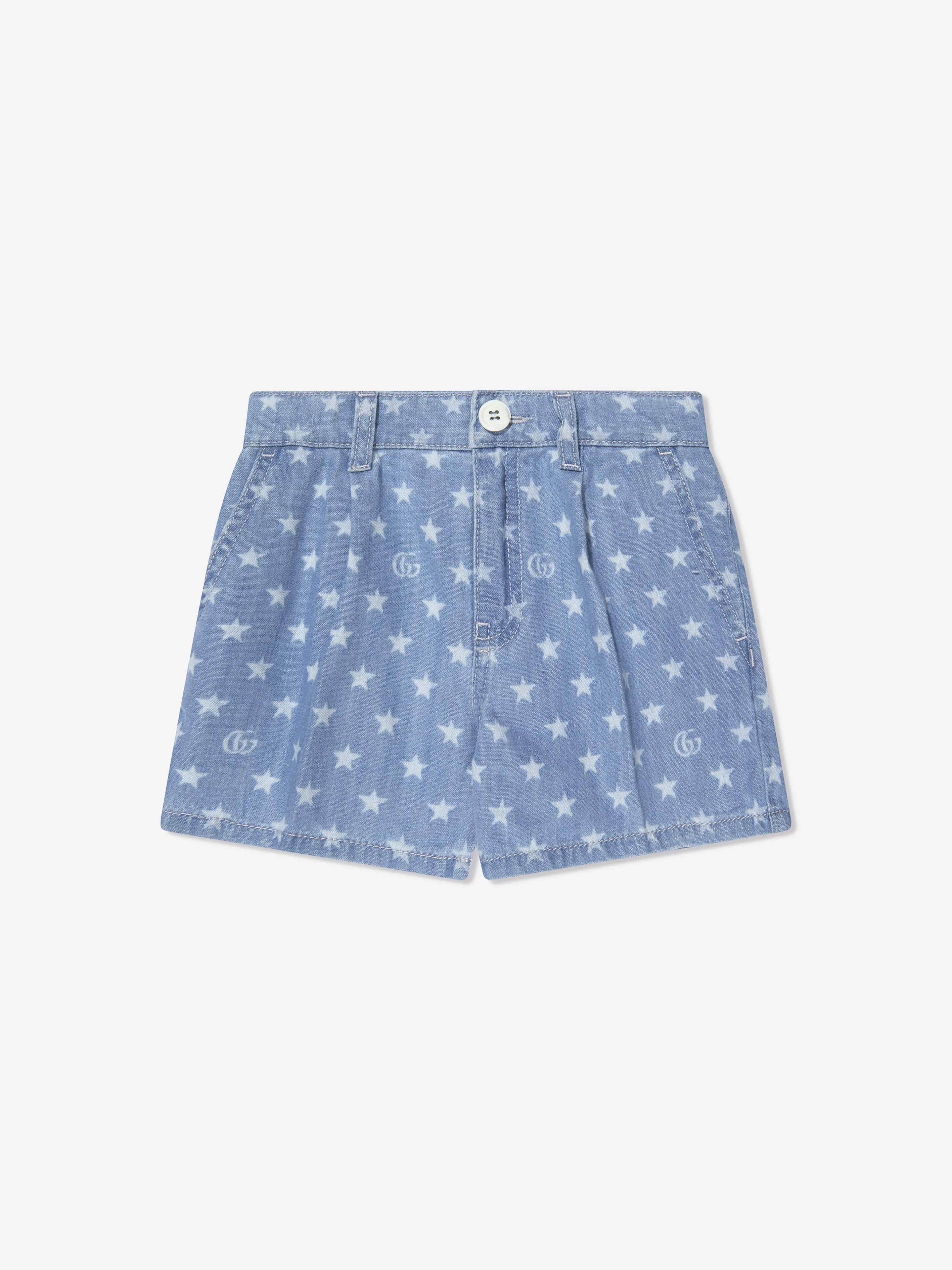 Short en jean bleu Gucci pour enfants