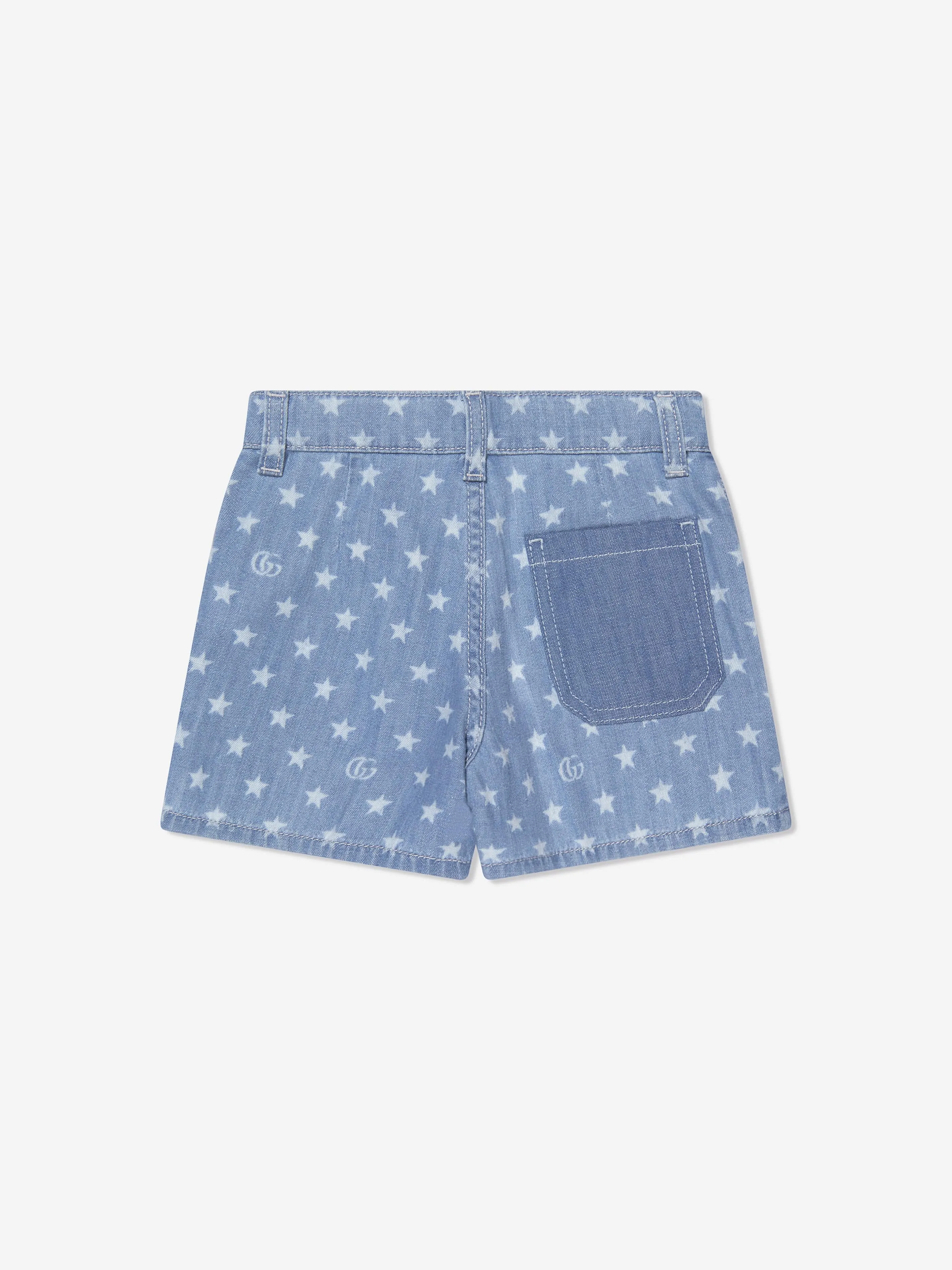 Short en jean bleu Gucci pour enfants