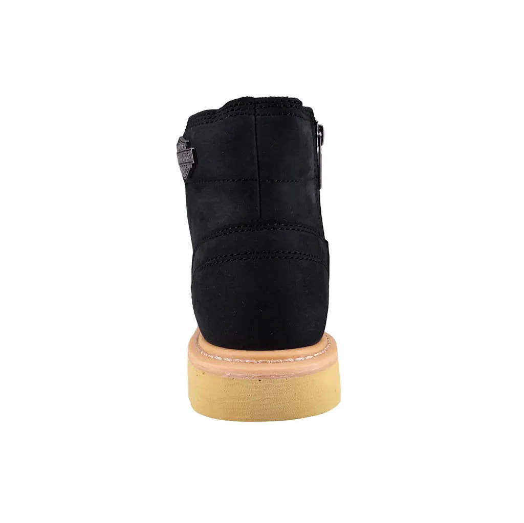 Bottes cheville homme en cuir pleine fleur Harley Davidson pour extérieur