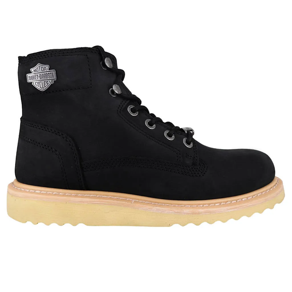 Bottes cheville homme en cuir pleine fleur Harley Davidson pour extérieur