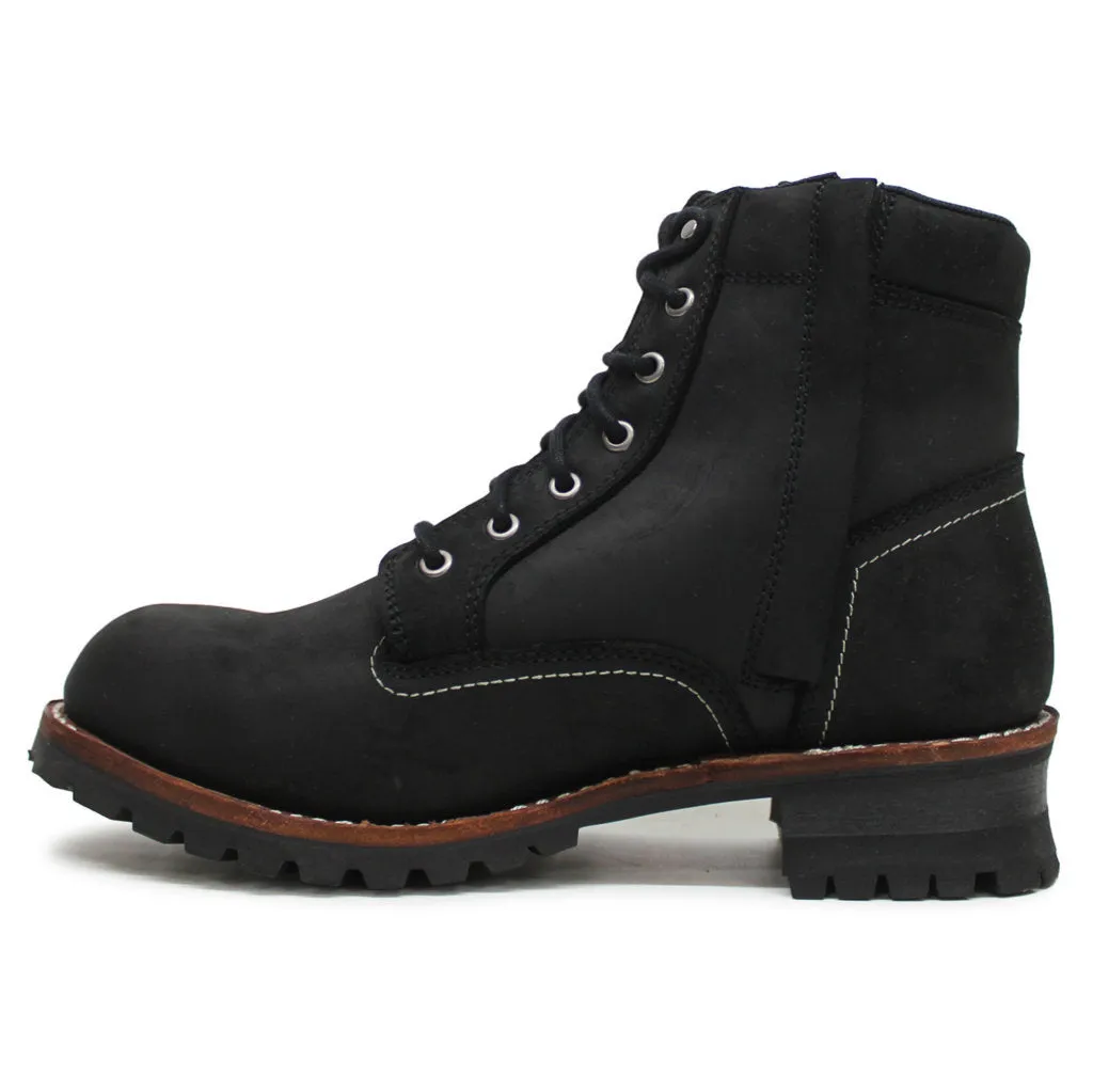 Bottes motard pour hommes Harley Davidson Bentler 6 pouces en cuir pleine fleur