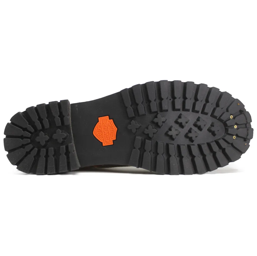 Bottes motard pour hommes Harley Davidson Bentler 6 pouces en cuir pleine fleur