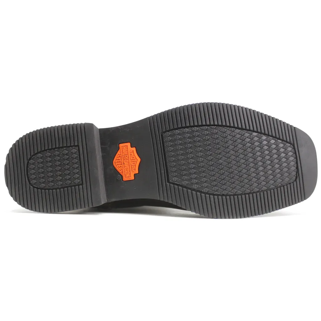 Bottes motard en cuir Harley Davidson Korsen pour homme, hauteur 11 pouces