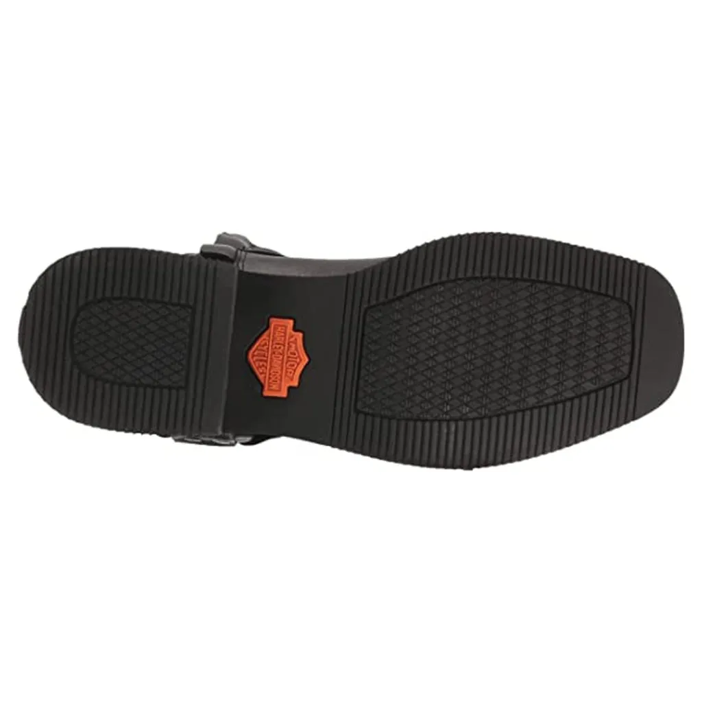 Bottes motard en cuir Harley Davidson Korsen pour homme, hauteur 11 pouces