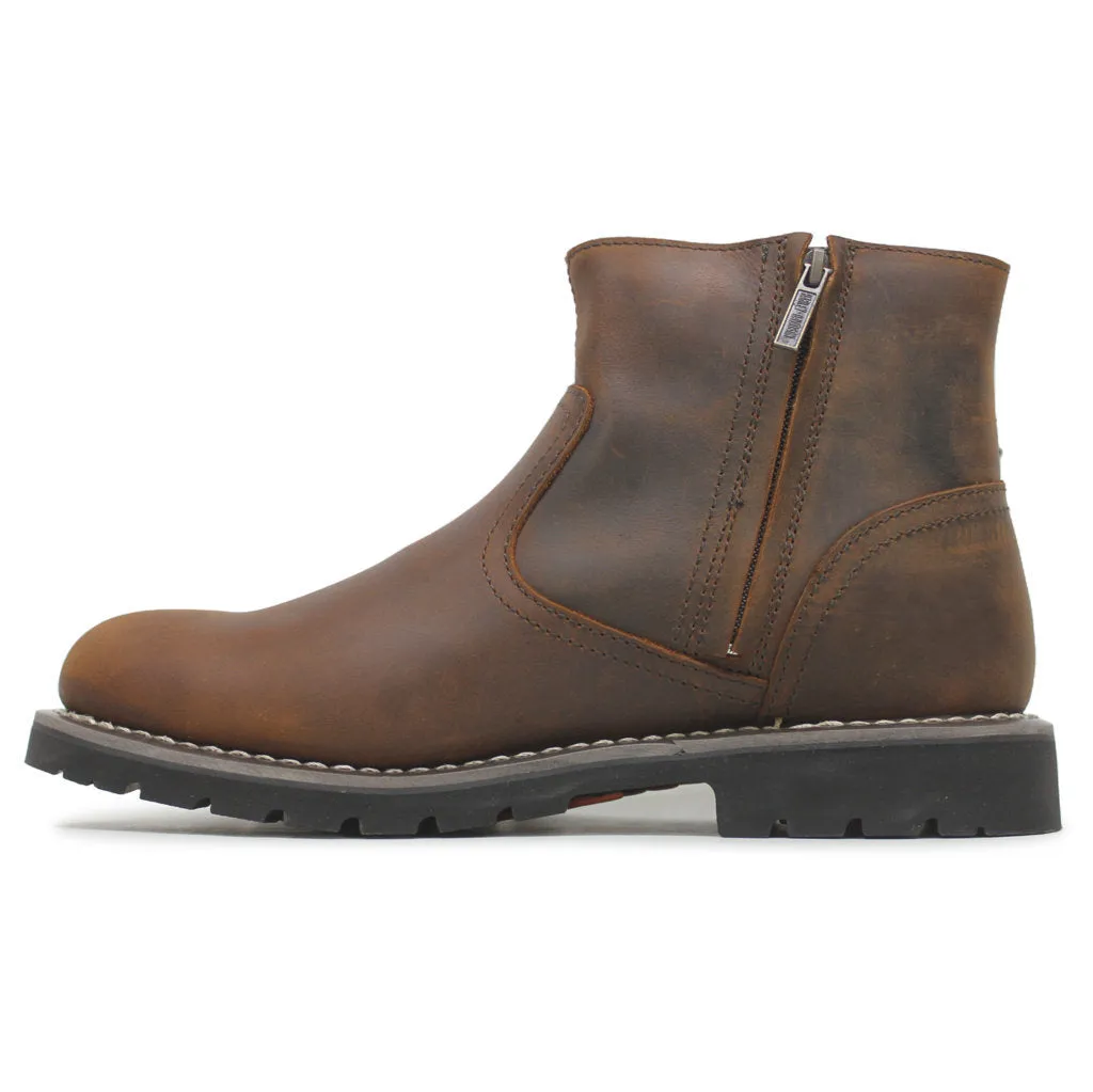 Bottes chevilles pour hommes Harley Davidson Winslow en cuir pleine fleur de 5 pouces