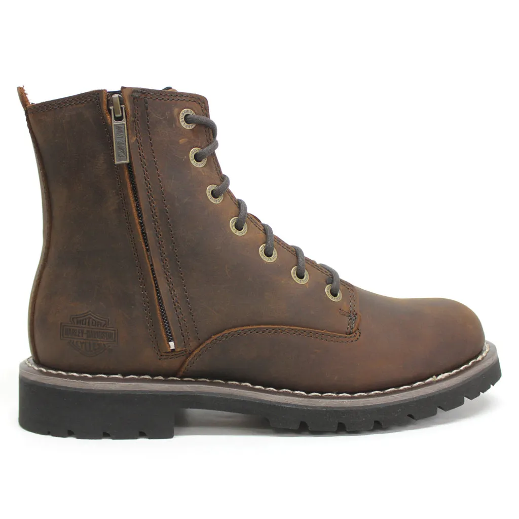 Bottes chevilles pour hommes en cuir pleine fleur Harley Davidson Winslow
