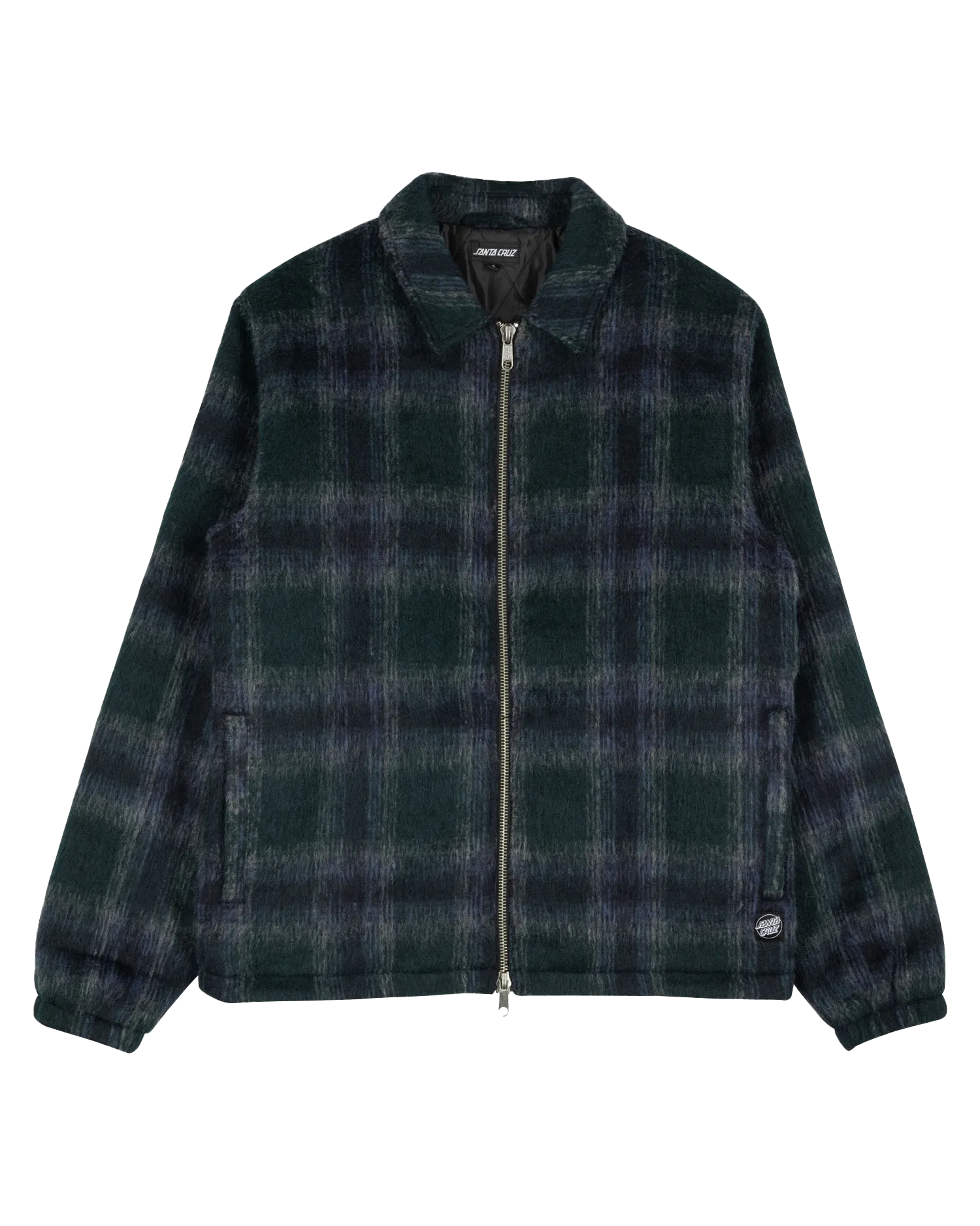 Veste Hideout à carreaux marine, bleu et gris