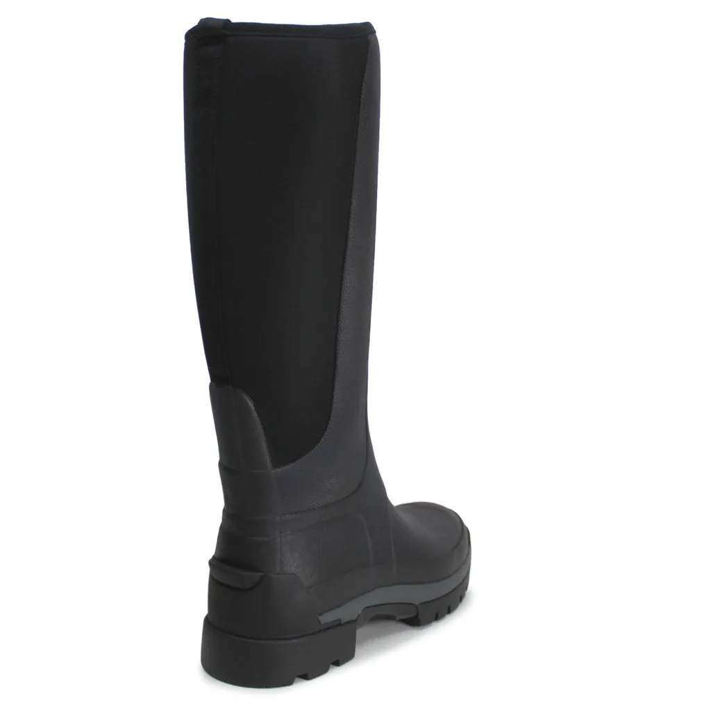 Bottes en caoutchouc synthétique hautes hybrides Hunter Field Balmoral pour hommes, longueur mollet