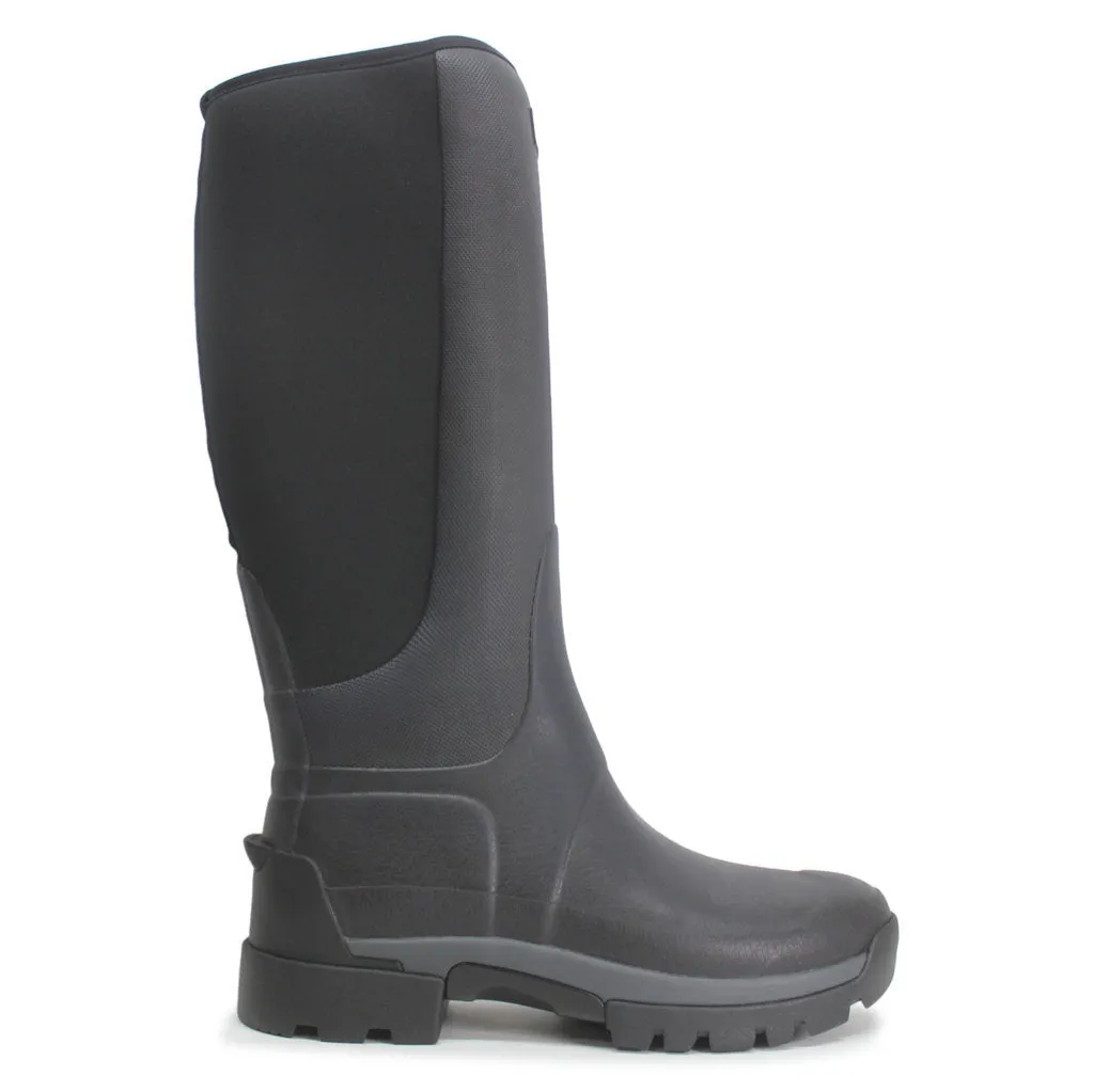 Bottes en caoutchouc synthétique hautes hybrides Hunter Field Balmoral pour hommes, longueur mollet